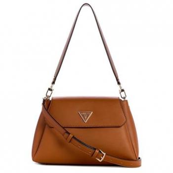 Guess Brown Flap Shoulder Bag for Women HWVG95 07200