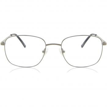 Rectangle Full Rim Titanium Men's Prescription Glasses - Gunmetal Size 54 - Blue Light Block Available - SmartBuy Collection