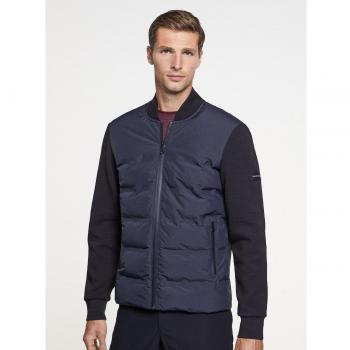 Hackett HM581180 Chaqueta Deportiva Bomber Acolchada para Hombre - Color Negro