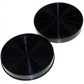 Juego de 2 filtros de carbón tipo 196 para campana extractora Whirlpool, Faber y Ariston