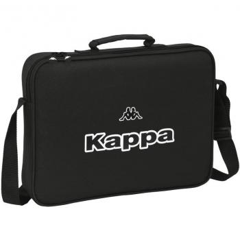 Cartera Maletín Extraescolares Kappa Black 38x28x6cm Safta