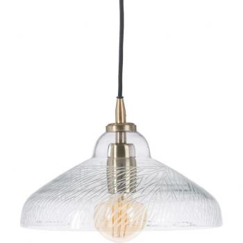 Lámpara de Techo Cristal Metal 29 X 29 X 24 Cm - Originalidad en Tu Hogar