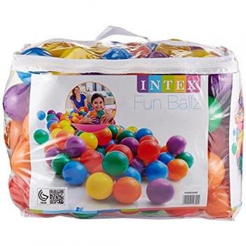 Pack 100 bolas multicolor 8 cm diámetro INTEX