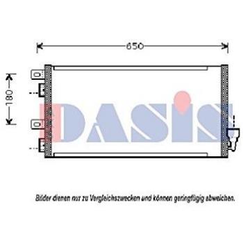 Condensador de Aire Acondicionado AKS DASIS 052006N con Deshidratador 15,5 x 13,5 x 590