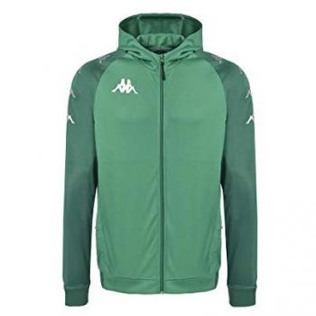 Sudadera con Cremallera Kappa Tortona Verde 2XL Hombre