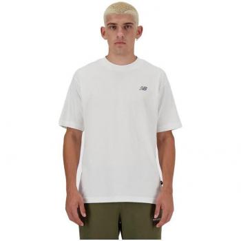 Camiseta New Balance Sport Essentials Logo Hombre Blanco, Manga Corta, Talla XL