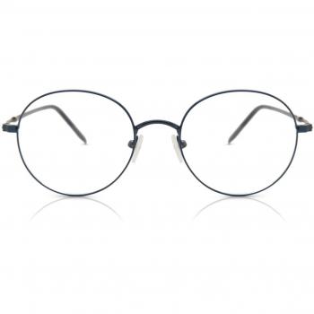 Gafas Anti-Azules Round Montura Completa Metálica Azules Lentes Recetadas para Hombre - SmartBuy Collection
