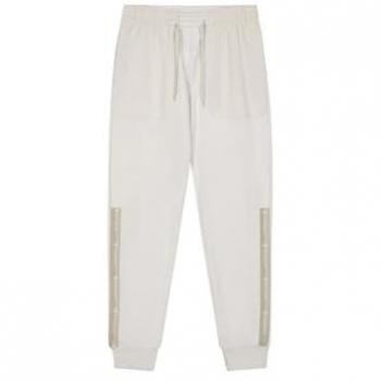 Pantalón Deportivo Champion Legacy C-Tech 220394 SVL - Soft Compact Poly Fleece Rib Cuff, Color Blanco, Talla XXL para Hombre
