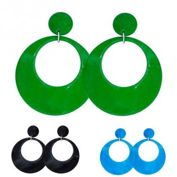Pendientes de aro de Sevillana en varios colores