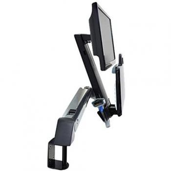 Ergotron StyleView Sit-Stand Combo Arm - Soporte de Pared para Pantalla Plana