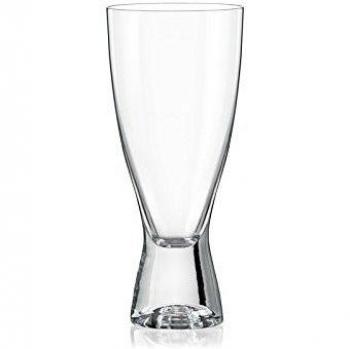 Ella Sabatini - Tarro Scandi Scandi - Vaso, Transparente, 350 ml, 6 unidades)
