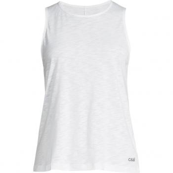 Camiseta de mujer Casall Soft Texture Tank - Tirantes, Color Blanco Puro, Talla 42