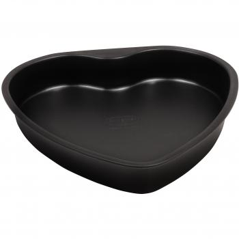 Molde de Pastel Corazón Dr. Oetker Tradition 24 cm, Acero Inoxidable, Antiadherente, Base con Protección contra Fugas