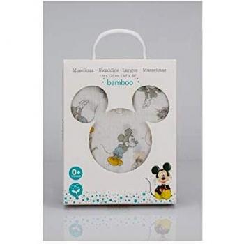 Interbaby Mk019 - Muselina Disney Mickey Counting Sheep Color Blanco
