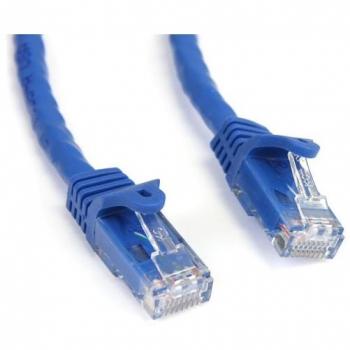 StarTech.com 100ft CAT6 Ethernet Cable - Blue, CAT 6 Gigabit Ethernet Wire, 650MHz, 100W PoE, RJ45 UTP Network/Patch Cord, Snagless with Strain Relief, Fluke