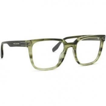 Marc Jacobs 754 Square Green Prescription Glasses - Online Try-On - Plastic Frame