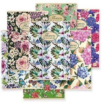 Pigna 02088350C - Cuaderno A5 engrapado, papel reciclado, 42sh, pack de 10