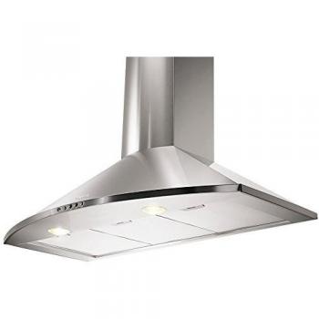 Mepamsa H 90X CAMPANA TENDER 90 INOX, 28 W, 55 Decibelios, Acero, 3 Velocidades, Único