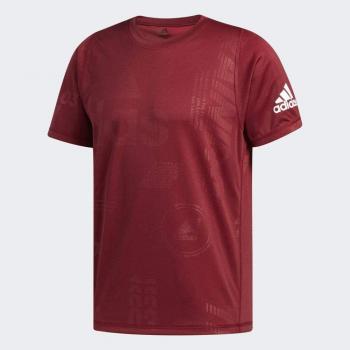 adidas Daily Press tee Camiseta, Hombre, Buruni/HTHR, M