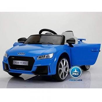 PEKECARS Compatible con Audi TT RS 12V 2.4G Azul