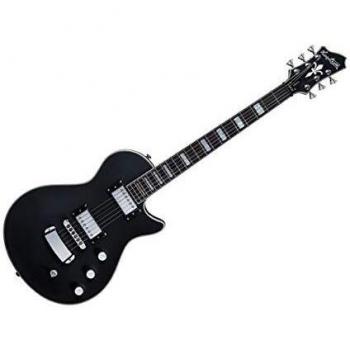 Hagstrom Ultra Max SBK Satin Black Single Cut Electric Guitar