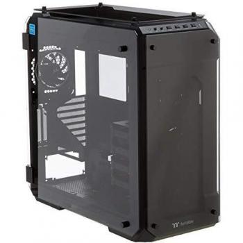 Thermaltake View 71 TG - Caja RGB de PC con Cuatro Ventiladores, Color Negro