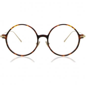 Linda Farrow SAVOYE LF09A Asian Fit C3 Men's Eyeglasses Tortoiseshell Size 53 - Frame Only - Blue Light Block Available