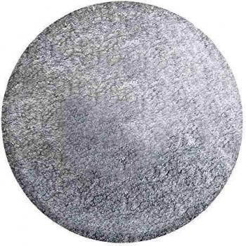 Base de Pastel Redonda Plateada Funcakes - 30 cm Ø - Cartón Resistente para Uso Alimentario