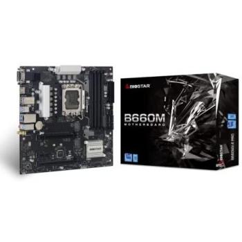 Placa Base Biostar B660MX-E Pro - Rendimiento Potente, Socket LGA1700, Chipset Intel B660, Micro-ATX