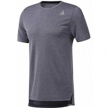 Reebok Wor Melange Tech Top-Reg Camiseta, Hombre, hernvy, S