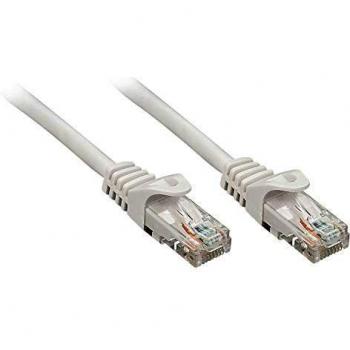 Lindy 0.5m Cat5e U/UTP Network Cable - Grey Patch Cable