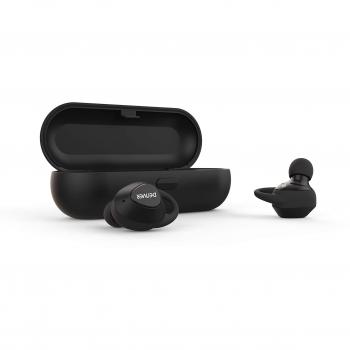 Denver Electronics TWE-51 Auriculares Bluetooth In Ear Binaural Inalámbrico Negro - Batería 50 mAh y Funda 500 mAh, Intraaural, 20-20000 Hz, Negro