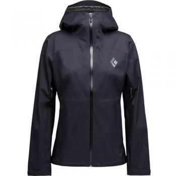 Black Diamond Women's Fineline Stretch Shell Jacket - Black, Medium