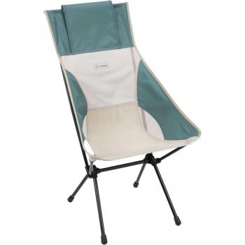 Helinox Sunset Chair Lightweight High Back Camp Chair, Bone/Teal