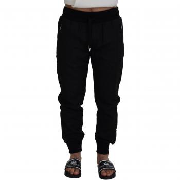 Dolce & Gabbana Black Casual Jogger Pants - IT52 | L, Sweatpants, male, Size: XL