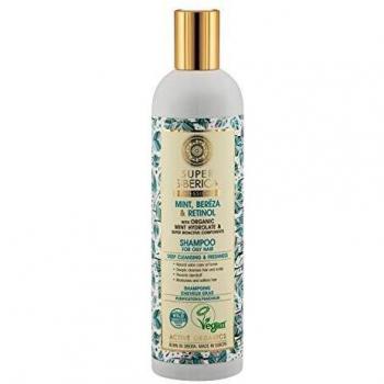 Champú para cabello Graso con Menta, Abedul y Retinol Natura Siberica 400 ml