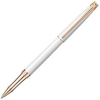 Caran d'Ache CD4771.001 Leman Slim - Bolígrafo de punta redonda, color blanco