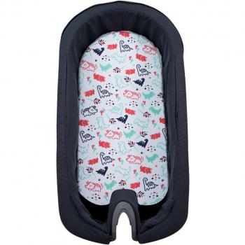 Sábana Bajera Capazo Stokke Algodón Hipoalergénico Jyoko Dino Party 120x60cm