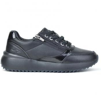 Zapatillas deportivas de mujer Kangaroos K1412-11, piel, con cordones, cuña