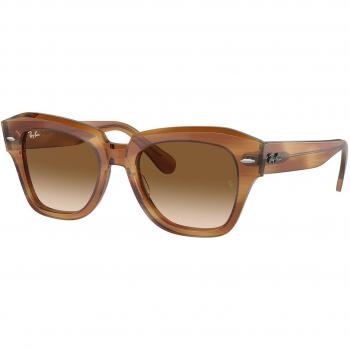 Ray-Ban RB2186 State Street Women's Sunglasses Brown Size 49