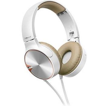 Pioneer SE-MJ722T-T - Auriculares, Color Blanco y Marrón, 23.1 x 20 x 10.5 cm