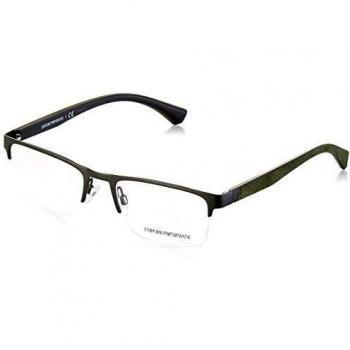 Emporio Armani 0EA1094 Monturas de gafas, Matte Black, 52 para Hombre
