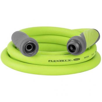 FLEXZILLA HFZG510YWS SwivelGrip Garden Lead in Hose 5/8in x 10ft 3/4in 11 1/2 GHT Fittings
