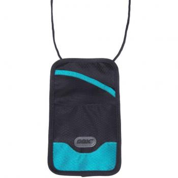 Portadocumentos de cuello, GOX Premium 420D Nylon Bolsa de Viajero para Documentos con Nudo de Seguridad Antirobo / Cartera colgante / Bolsa de viaje