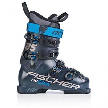 Fischer RC One 85 Vacuum Botas de Esquí Alpino, Gris Oscuro/Azul, Talla 24.5, Unisex