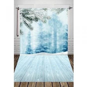 1.5*3m(150*300cm)vinilo delgada nieve fotografía recién nacido telones foto de la navidad estudio de fondo D-2395