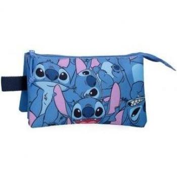 Estuche tres compartimentos Happy Stitch