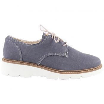 Slowers GEAC540, Zapatos de Cordones Derby para Mujer, Gris, 41 EU