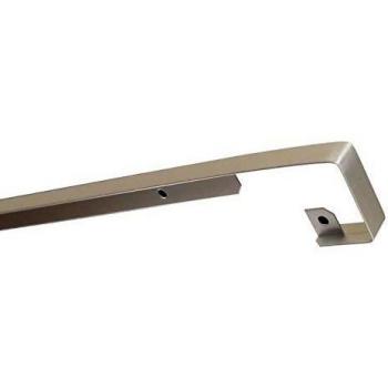 Perfil de unión borde a borde para encimera de 38 mm, forma de 2 cuartos de círculo, radio 0 - 2 mm, aluminio
