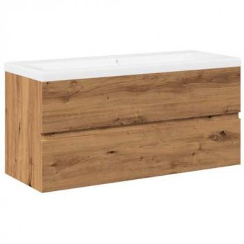 Mueble con lavabo integrado roble artesanal 101x39,5x49 cm